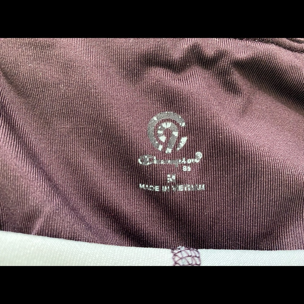 Champion burgundy running shorts, Sz M - Picture 3 of 3